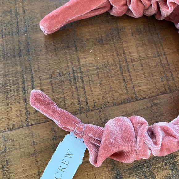 J. Crew Scrunchie Velvet Headband - Picture 4 of 5